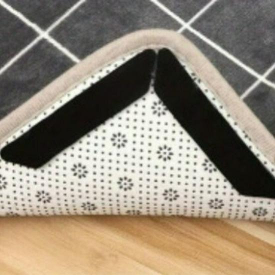 TEMU Xiyin Seamless Non-slip Carpet Fixing Tape - Reusable, Washable Double-sided PU Sticker