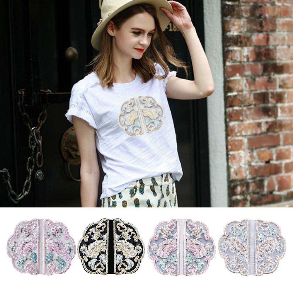 

Handmade Flower Brooch Pins DIY Sew Lapel Pins Fashion Collar Flower