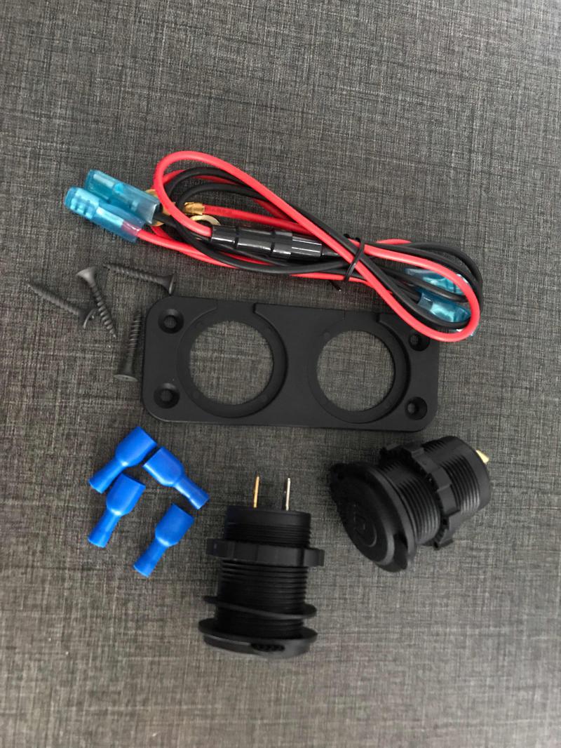 

автомобильное зарядное устройство Quick Charge 3.0 двойное USB автомобильное зарядное устройство с сенсорным переключателем 200 Вт прикуриватель водонепроницаемое для автомобиля лодки мотоцикла