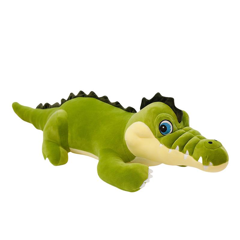 Large Cute Crocodile Hug Pillow Plush Toy for Girls' Soothing Sleep