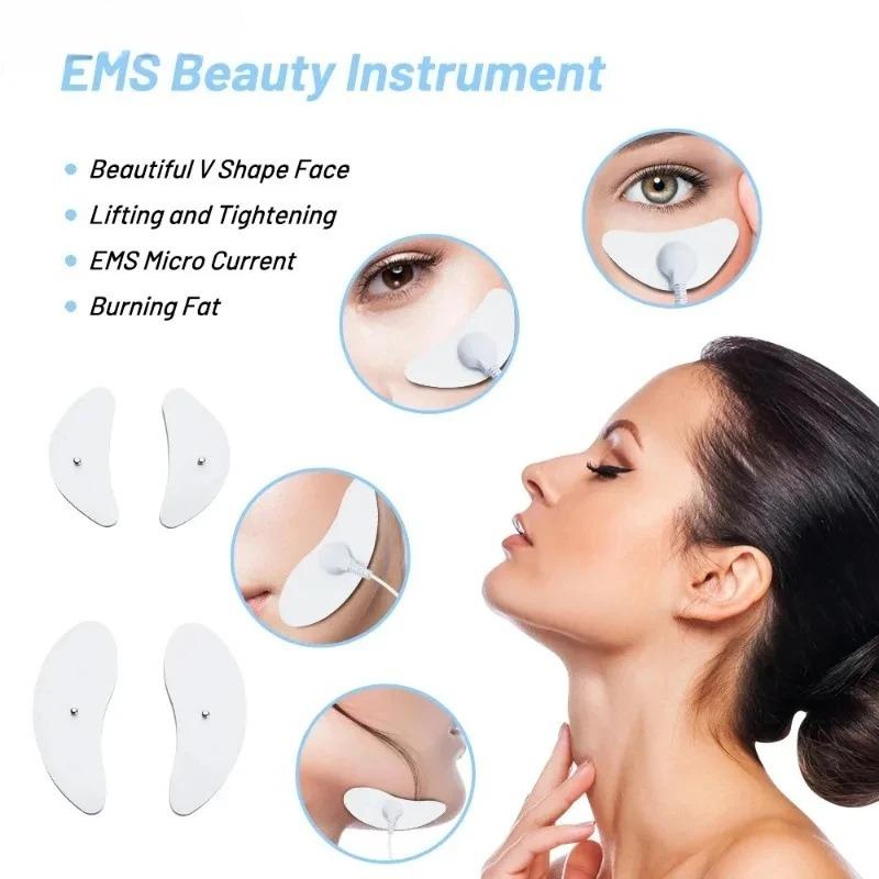 EMS Low-Frequency Pulse Facial Massager Lifting Firming Anti-Wrinkle Remove Double Chin Microcurrent Skin Care Muscle Stimulator