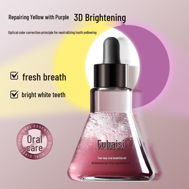 Fu Bei Si Essential Oil Mouthwash: Gum Care, Teeth Cleaning & Whitening for Fresh Breath
