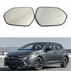 Fits 19-23 Toyota Corolla Heated Rearview Mirror Lens Glass
