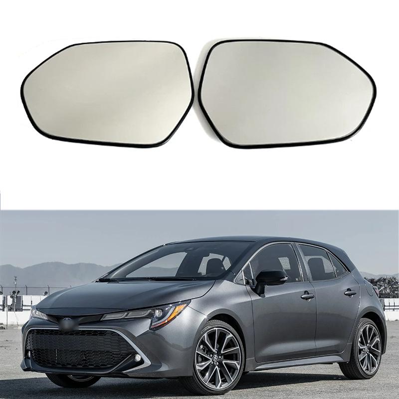 Fits 19-23 Toyota Corolla Heated Rearview Mirror Lens Glass