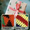 1/3/6/12Pcs Geometric Pattern Handmade Knitted Footbag Sack Durable Magic Juggling Balls  Children