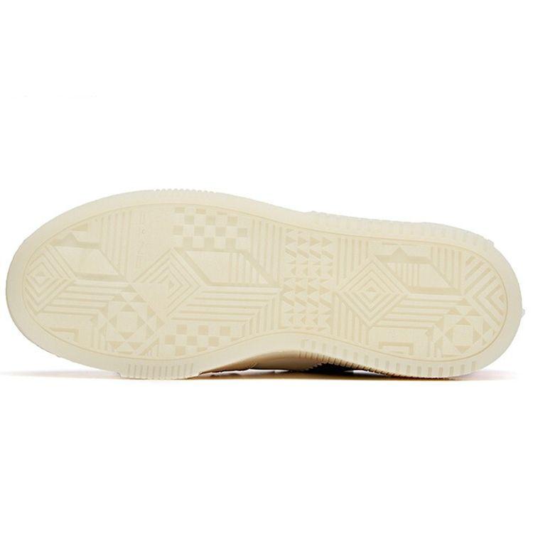Anta Men's Jiewan Retro Low Top Platform Casual Skate Shoes White Red Black 912048020-3