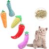 Dog Pet Cute Soft Plush Indoor Funny Cat Mint Toys Teeth Bite Toys Catnip Pillows Chew Toy