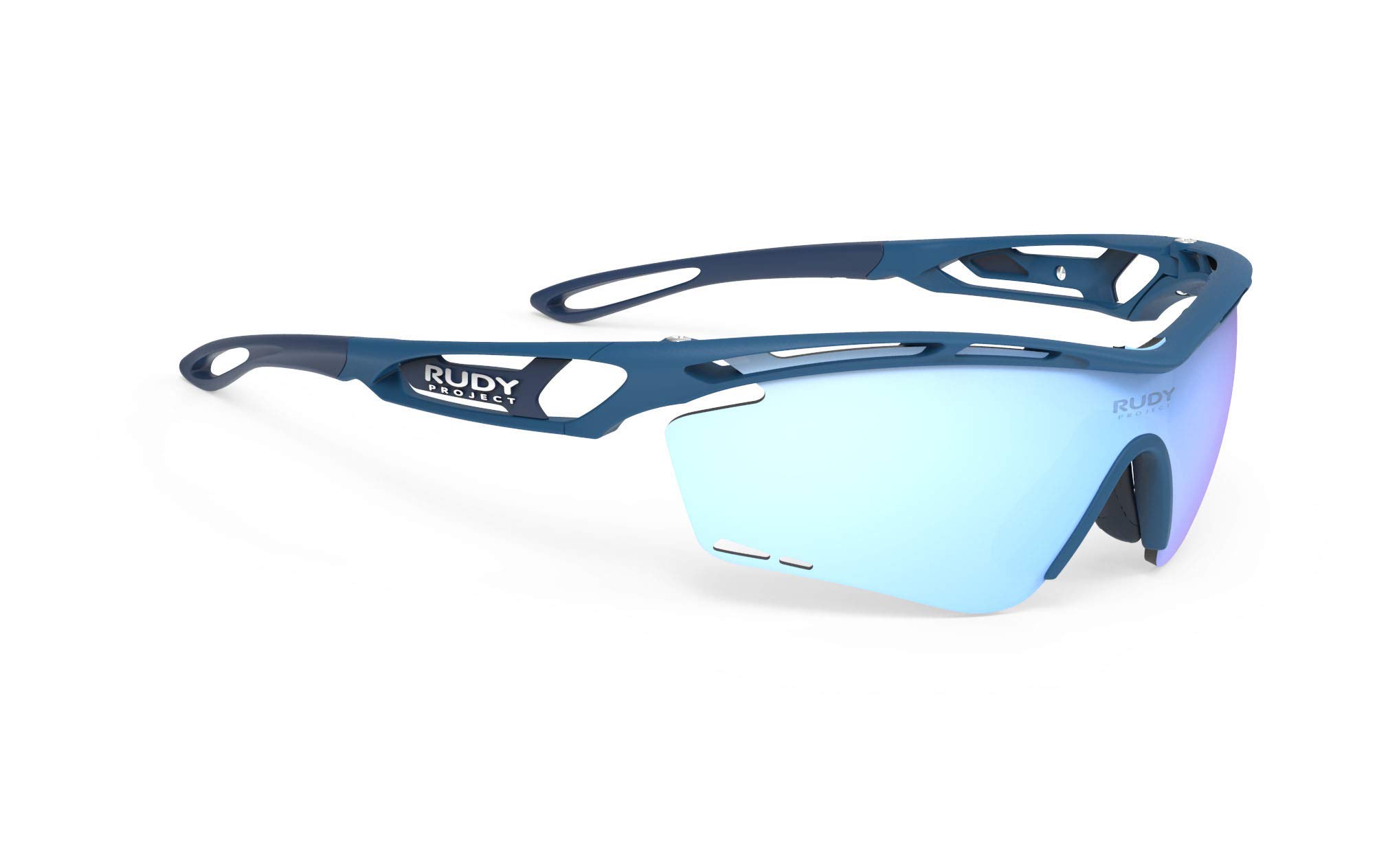 

RUDYPROJECT TRALYX Sports Sunglasses for Road and Pacific Blue Matte Frame with Ice Lenses Bikes, Cycling, Marathons, Jogging, Triathlons, Tennis, синій