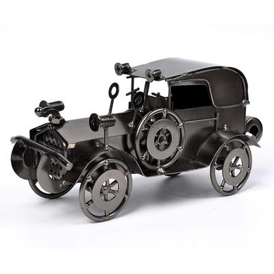 Antique Vintage Car Model Handcrafted Collections Collectible Vehicle Toys For Bar Or Home Decor