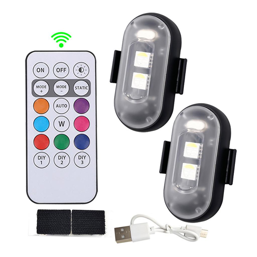 Motorcycles Led Flashing Lights LED Night Light Battery Powered Small Strong Light For RC-Car