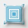 Blue Geometric Pattern Decorative Cushion Pillowcase Cushion Cover Throw Pillow Living Room Sofa Decorative Pillowcase