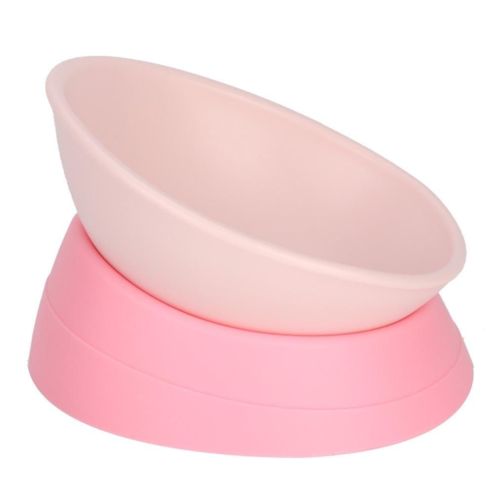 Anti-Tip Tilted Pet Bowl Adjustable Angle Neck Care Bowl Stable Elevated Feeder Neck Protection