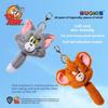 Tom Jerry And Large Head Shape Tail Vibrating Plush Pendant Keychain Funny