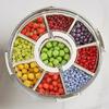 9-Compartment Spice Storage Box with Handle, Multi-use Dried Fruit Tray, Fridge Organizer, Airtight Fresh-Keeping Container
