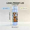 1PC Group Puppy Dogs 750ml Color Plastic Sports Water Bottle Leakproof Flip Straw Lid Suitable for Sports Office Home Use
