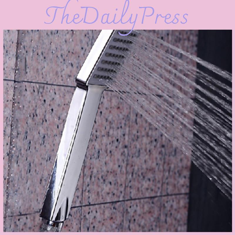 Head Square Shower Bathroom Bathing Tools Water Heater Showerhead Durable Gift