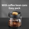 Accurate Measuring Spoon for Coffee Bean Features Comfortable Walnuts Wood Handle and Stainless Steel Construction