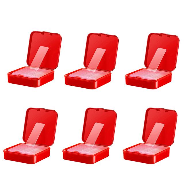 Transparante muurstickers Dubbelzijdige tape Zelfklevende niet-markeringstape Waterdicht Nano Clear Face Tape Home Supply 6box 360pcs transparant