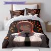 Makima Pattern Bedding,Quilt Set Quilt Cover Pillowcase Home Birthday Gift(1 * duvet cover + 2 * pillowcase, without core)