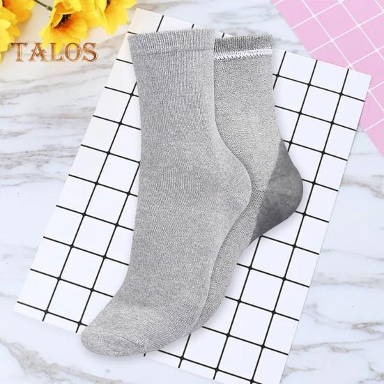 Șosete hidratante cu gel pentru tratament pentru picioare Șosete pentru echipaj din silicon pentru femei, spa, pedichiură, șosete pentru îngrijirea călcâielor uscate crăpate