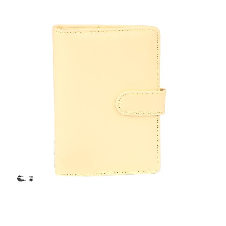 Custom Notebook Planner Organizer Binder Cover Refillable 6 Ring PU Leather A6 Budget Money Saving Binder