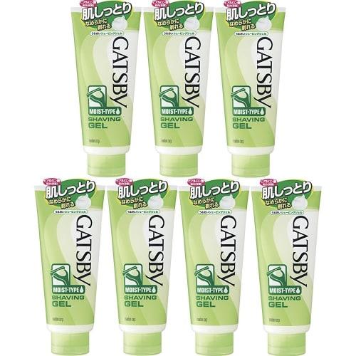 

MANDOM [Bulk purchase] Gatsby Moisturizing Shaving Gel 205g [x7 pieces] white