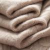 New Arrival Women's Color Block Cashmere Knit Sweater - Round Neck Long Sleeve Thick Pullover