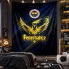 Wall Hanging Tapestry Fenerbahçe FC Print Cloth for Living Room Bedroom Home Decor