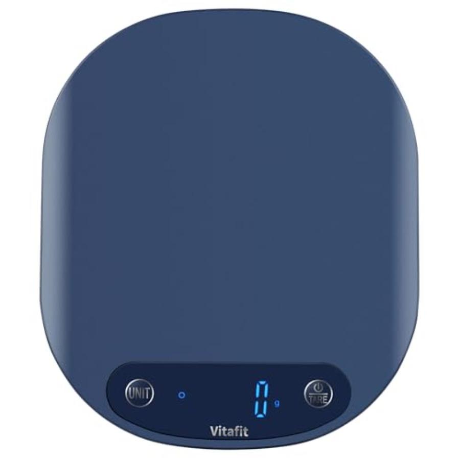 

33lb/15kg Digital Food Scale High Precision 0.1oz 1g LED Blue Kitchen Scale for Cooking Baking Professional Factory Since 2001 United States