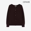 Senbi Holgarment Round Neck Knit Cardigan Classic
