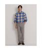 Binpolmen Wool Blend Seersucker Slim Pants Beige