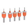 5pcs 2.8 3 3.2 3.5 4mm Diameter Countersink Drill Bit Set Hole Opener Bit Set  PVC Edge Banding