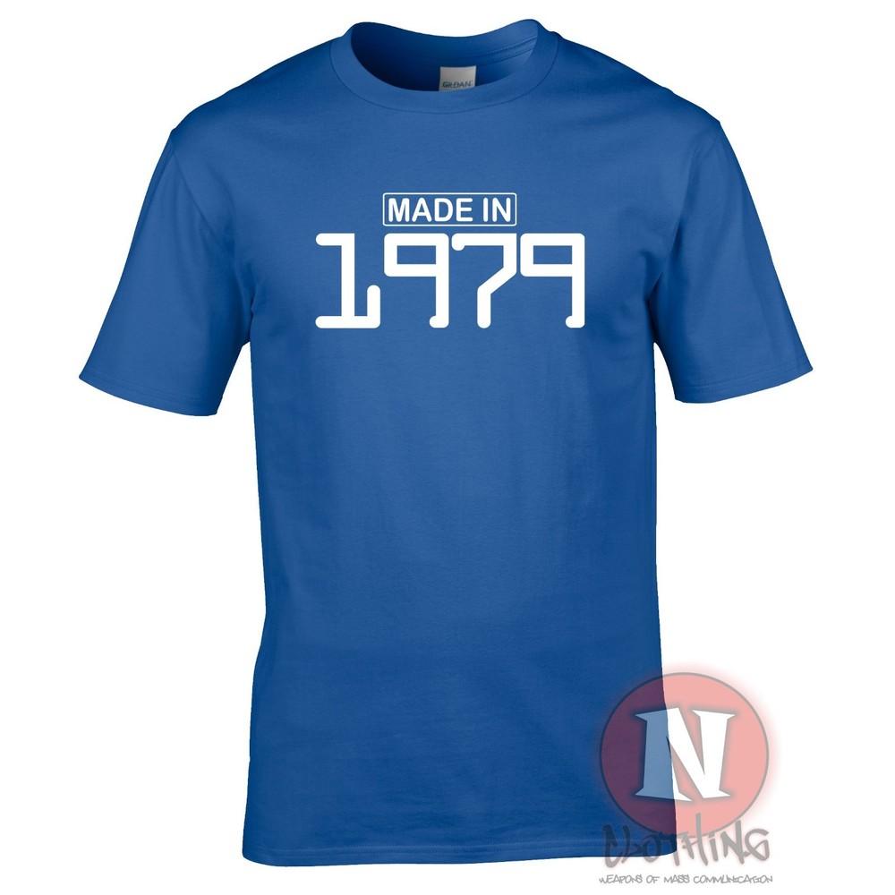 Made In 1979 TShirt Birthday Present Gift Celebration Funny Party Teeshirt