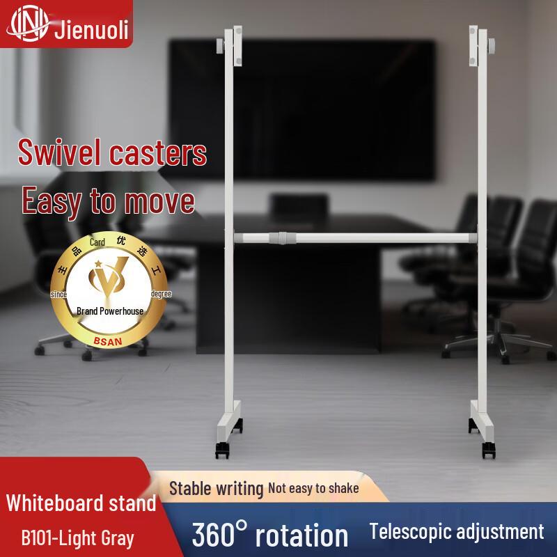 JNL Adjustable Mobile Whiteboard and Blackboard Stand