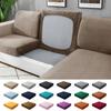 Thick Velvet Sofa Covers Plush Elastic Slipcover All Inclusive Couch Cover for Dining Room Living Room