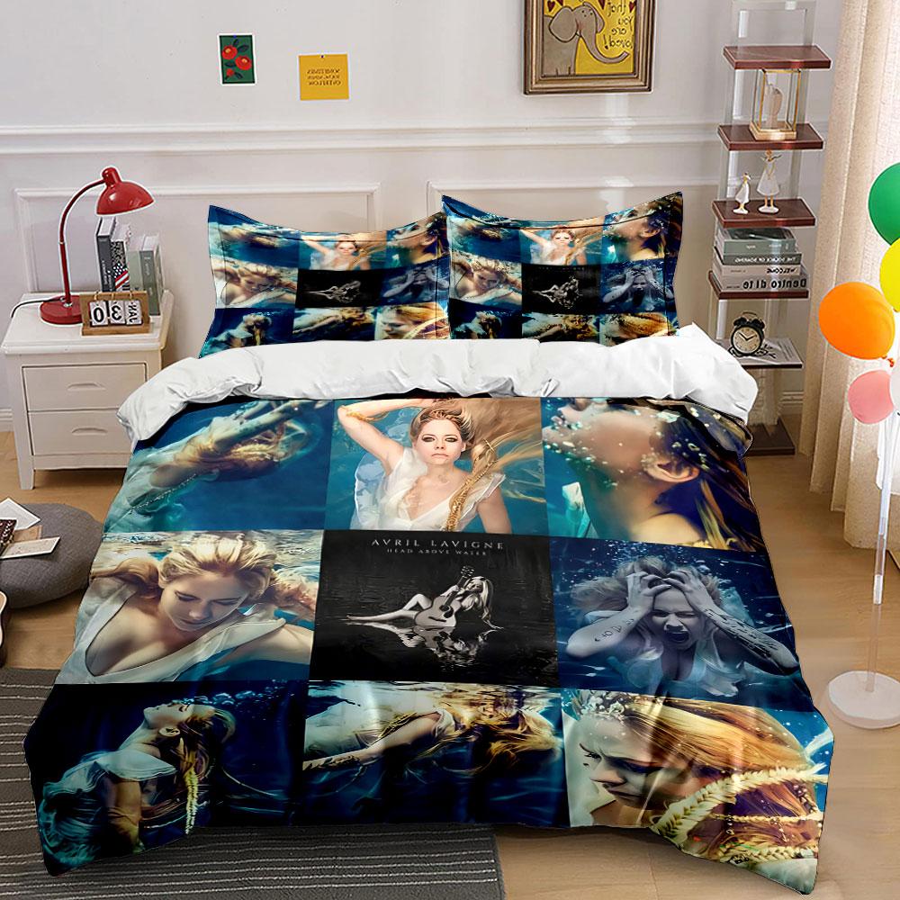 Underwater Artistic Portrait Set Bedding Duvet Cover Set Duvet Cover Pillowcases (1*Duvet Cover 2*Pillowcases, without duvet insert)