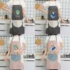 Dinosaur Waterproof Pvc Apron For Women Children Kitchen Cooking Splashresistant Apron