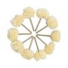 2.35mm & 3.0mm Shank Amber Polishing Wool Wheel