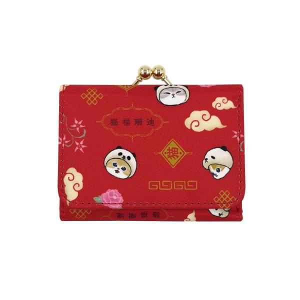 

mofusand Compact Wallet Panda Nyan ( Red ) Japan NEW