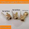 Brass Clip-on Adapter: Suction Cup Connector for Car Tire Inflatable Pumps