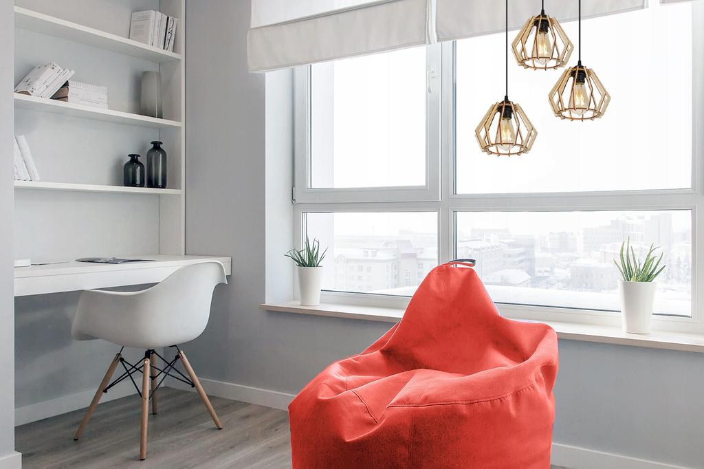 MODERN WOODEN LED CEILING HANGING LAMP