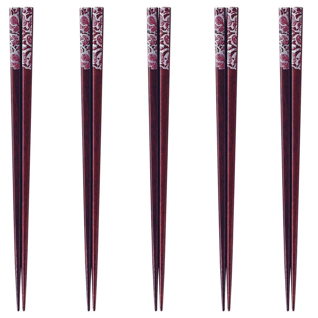 Happy Set of Made In PID3077 J-kitchens Chopsticks, 5, Material Wood, Chopsticks, Japan,