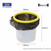 Aige Large Commercial Round Plastic Trash Can