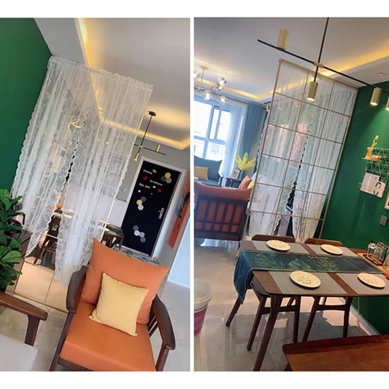 Lace Window Curtain Window Screen Window Blinds Living Room Half Blackout Curtains Decorative Curtains for Bedroom Home Decor