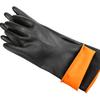Chemikalienbeständige Gummihandschuhe, wiederverwendbar, strapazierfähig, Sicherheitsarbeitshandschuhe, Schutz vor Säuren und Laugen, rutschfeste Handschuhe, 1 Paar