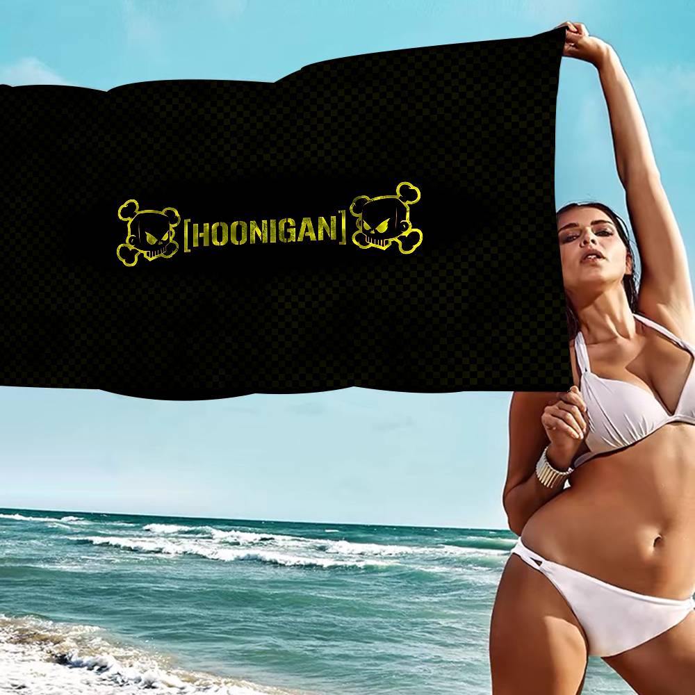 

Hoonigan Driven By Passion Racing Logo Microfiber Beach Towel Absorbent Quick Dry Soft Yoga Swimming Resort Mountain Climbing W40*H60(CM)