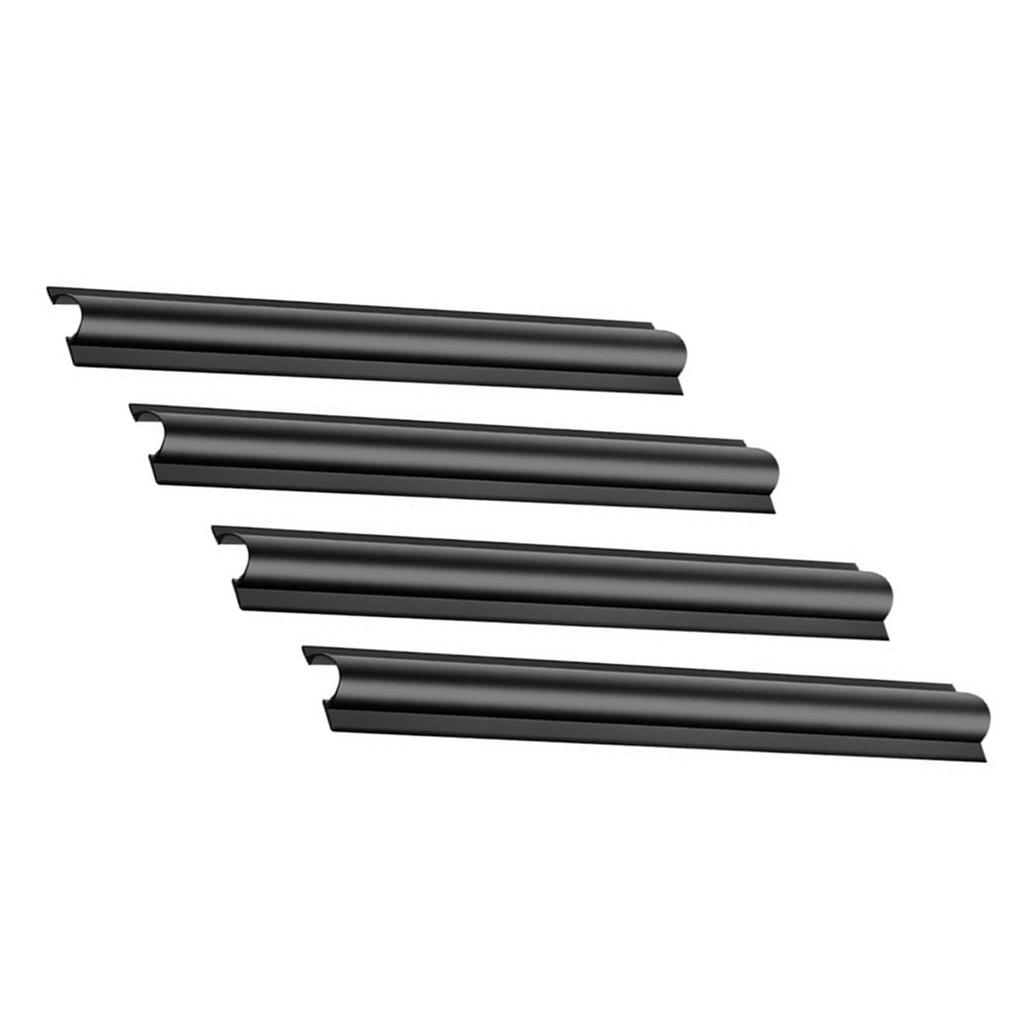 Car Concealed Cable Sleeve 4pcs Wire Sleeve with Strong Double Sided Adhesive for USB Audio and Video Line