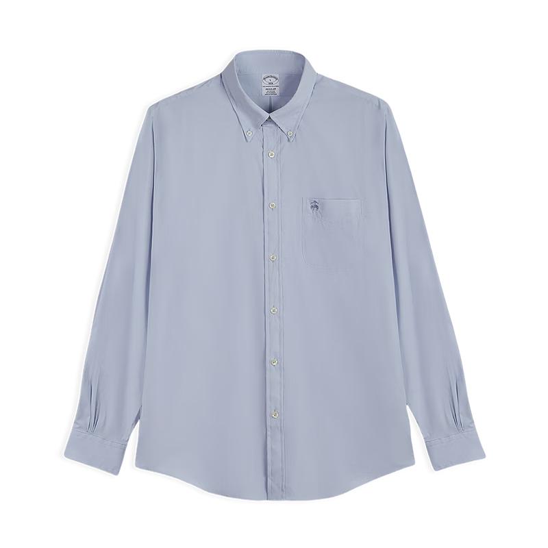 Brooks Brothers Easy Care Men s Solid Casual Shirt L