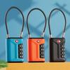 TSA 4 Digit Combination Lock Padlock Cabinet Padlock Portable Luggage Coded Lock  for Travel