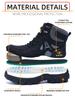 High Top Steel Toe Safety Work Boots for Men Industrial Construction Lightweight Work Sneakers Anti Puncture Safety Shoes 48